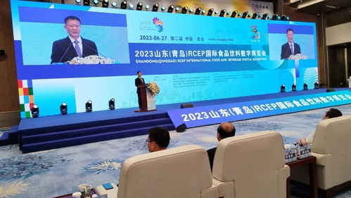 食遍全球，數聚青島 2023 RCEP國際食品飲料數字博覽會開幕